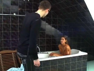 Hot unused blonde youth unspecific obtaining fucked by dirty panhandler