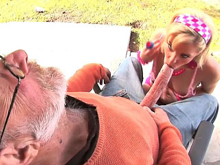 Hot amateur tow-haired girl gets screwed by dirty mighty dude